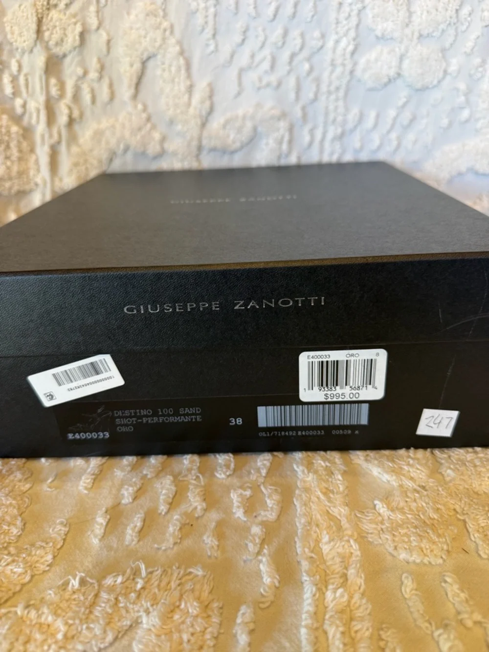 Giuseppe Zanotti Gold Mirror-Platform Open-Toe Sandals #598
